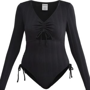 Black Long Sleeve Bodysuit